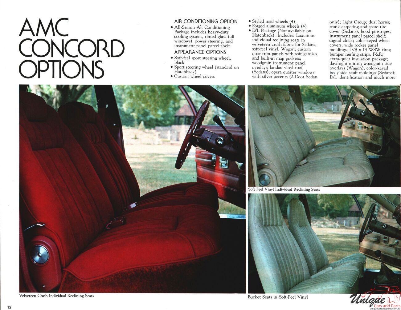 1978 AMC Range Brochure Page 22